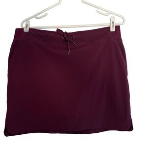 Athleta skort in maroon size 14
